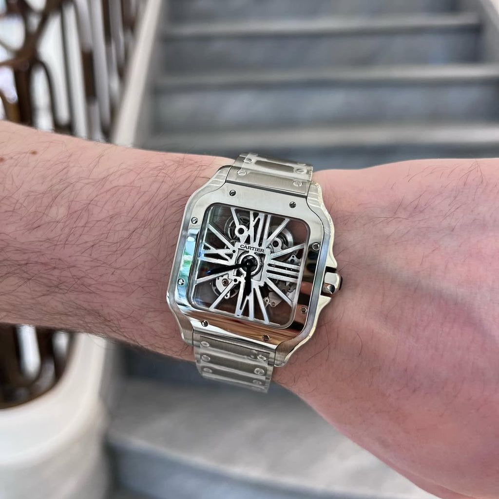 CARTIER SANTOS SQUELETTE