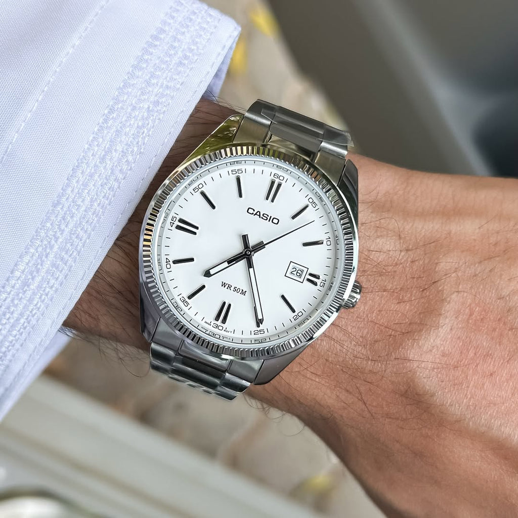 CASIO MTP BLANCO