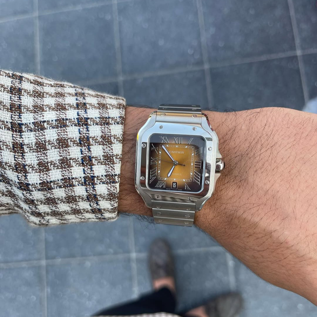 CARTIER SANTOS BROWN