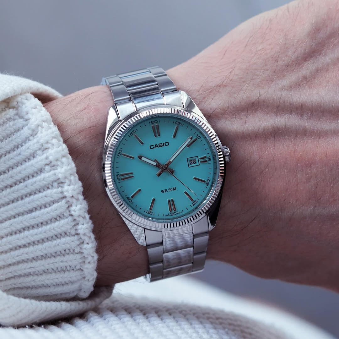 CASIO MTP TURQUOISE