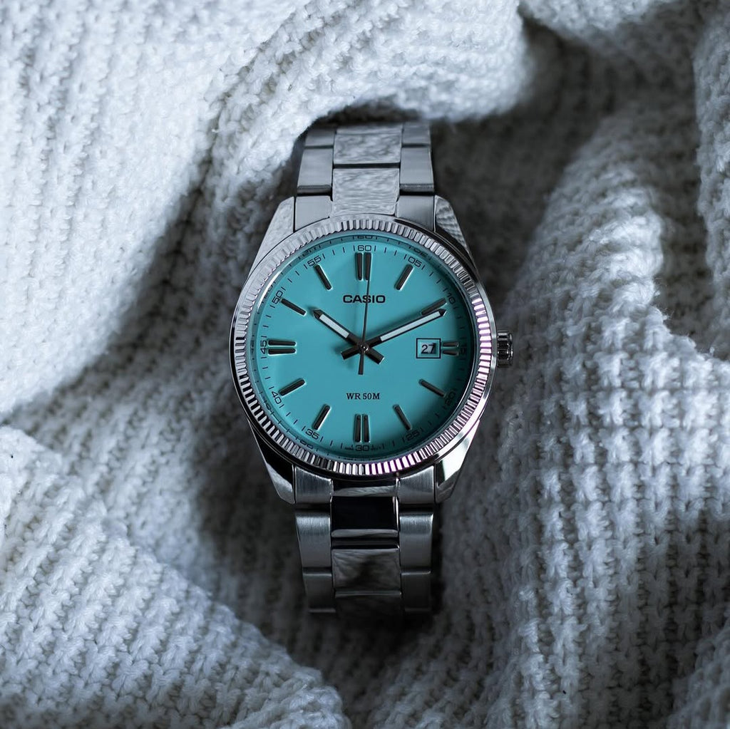 CASIO MTP TURQUOISE