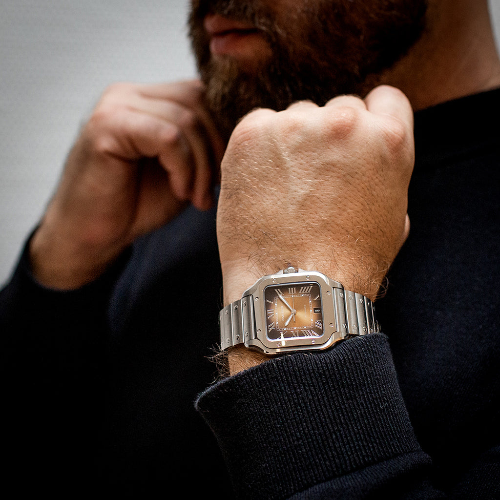 CARTIER SANTOS BROWN