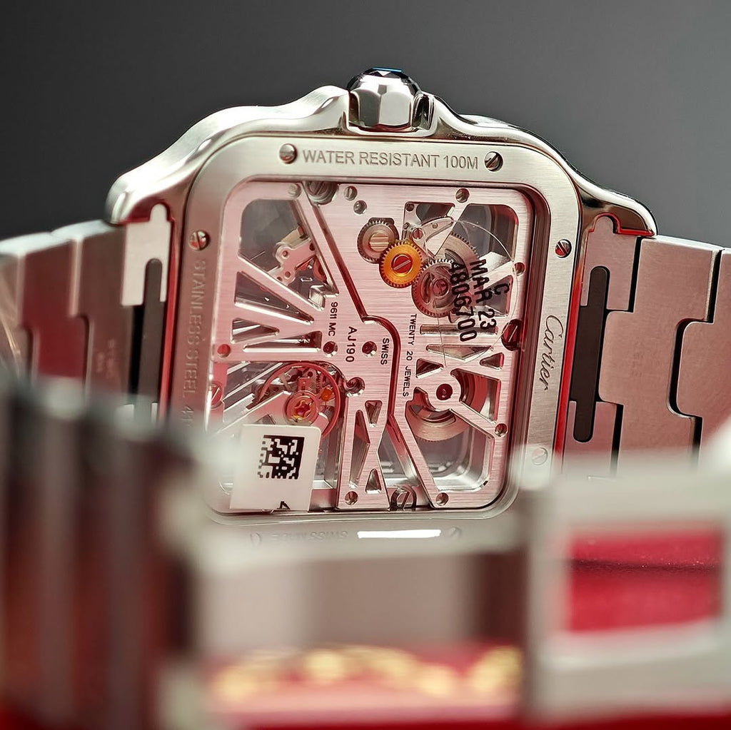 Cartier Santos Squelett