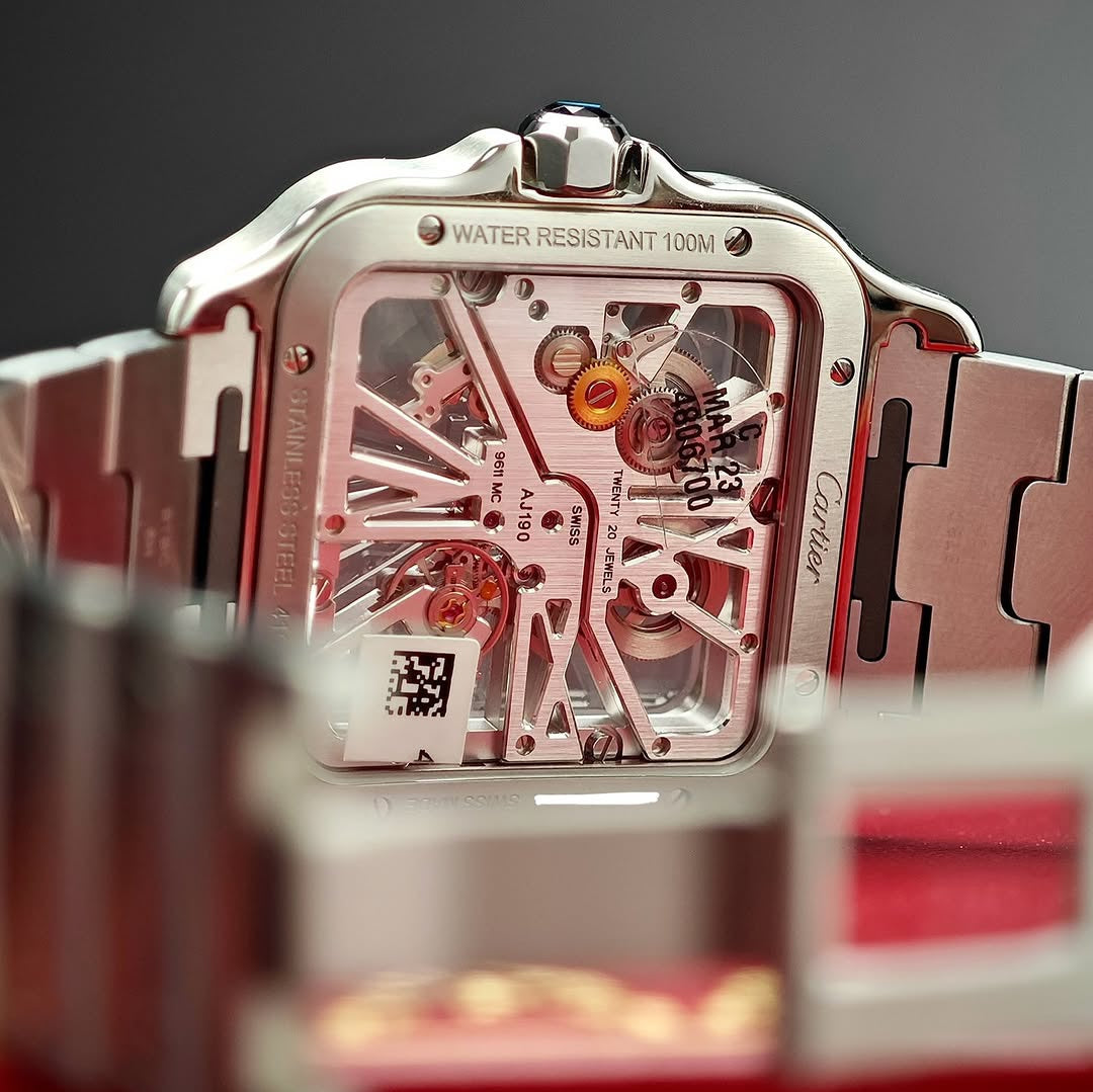 Cartier Santos Squelett