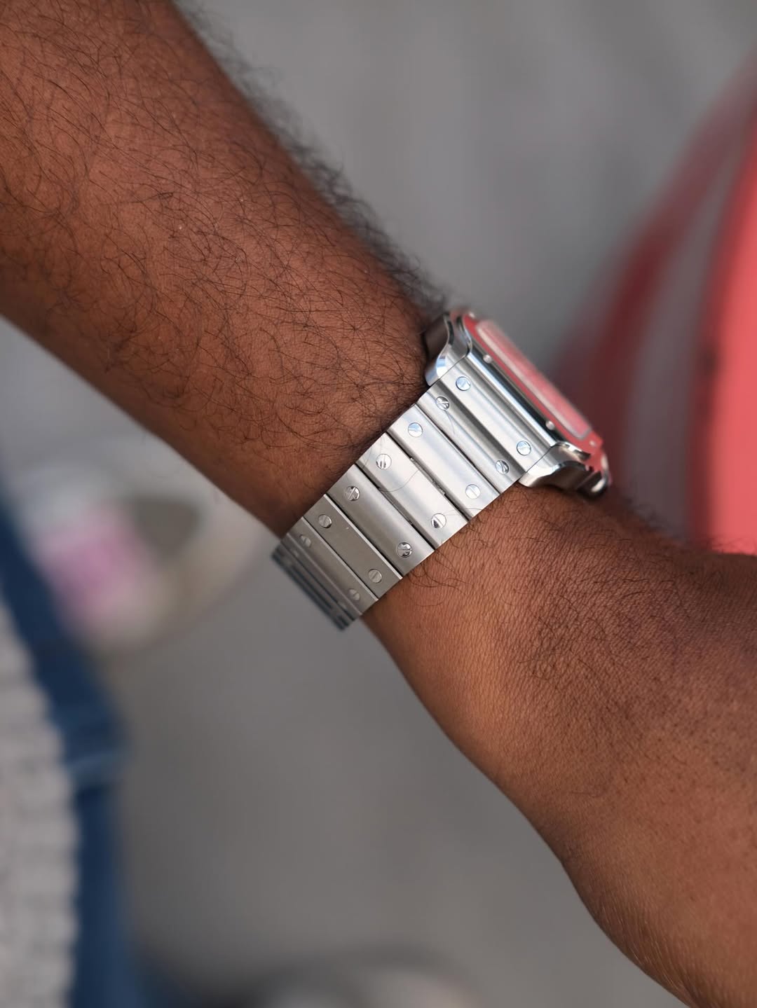 Cartier Santos White Dial