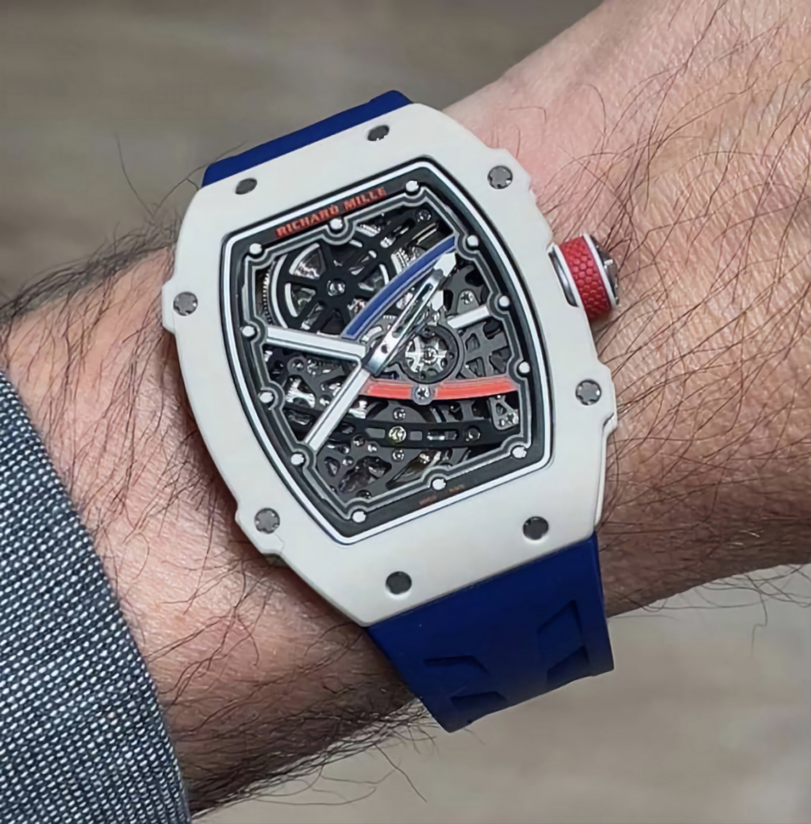 RICHARD MILLE - WHITE/BLUE