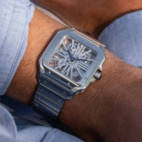 CARTIER SANTOS SQUELETTE
