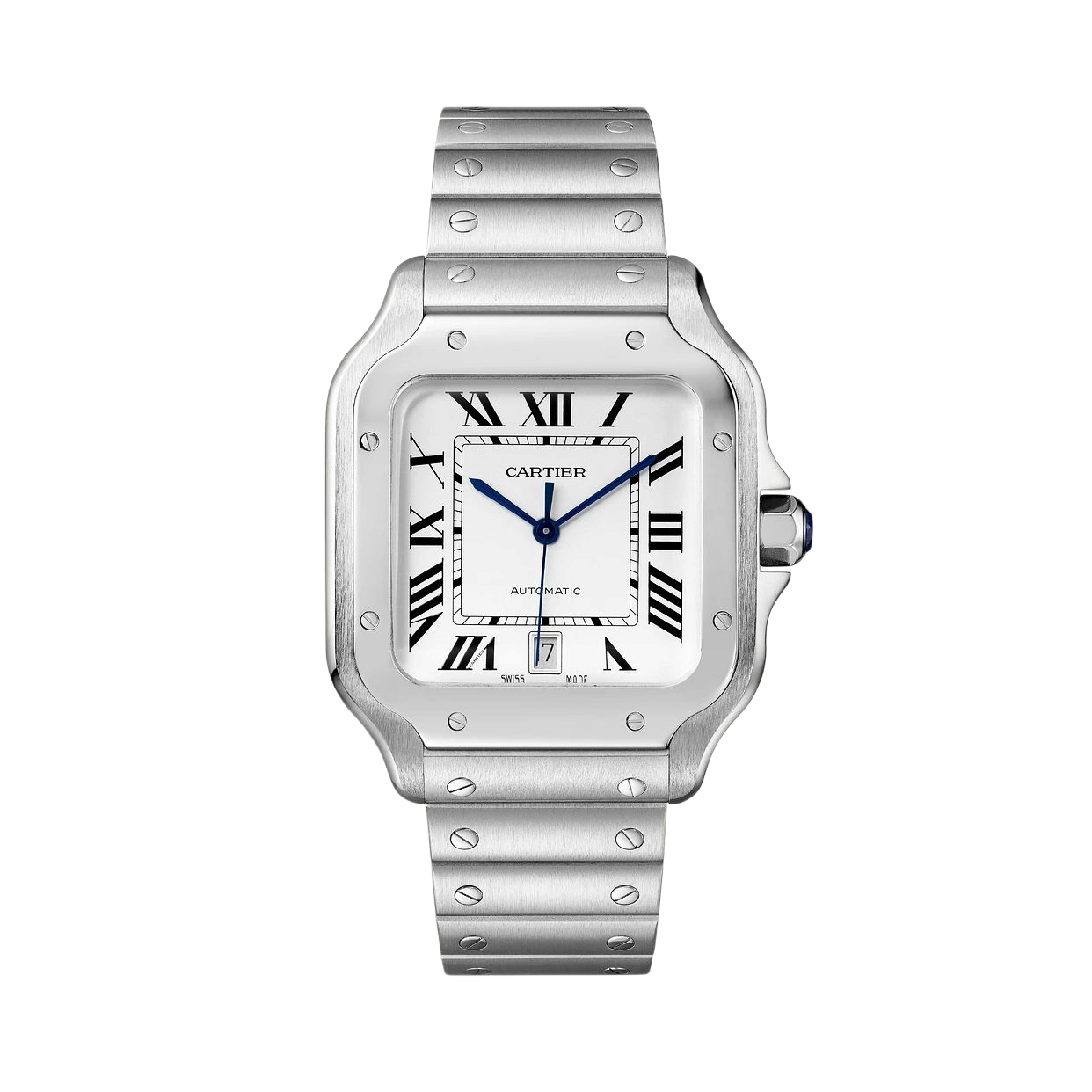 Cartier Santos White Dial