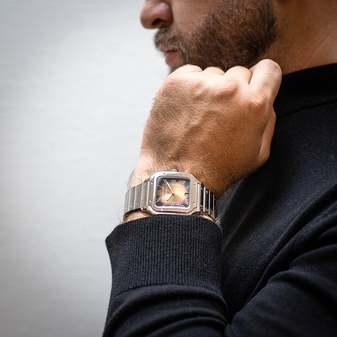 CARTIER SANTOS BROWN