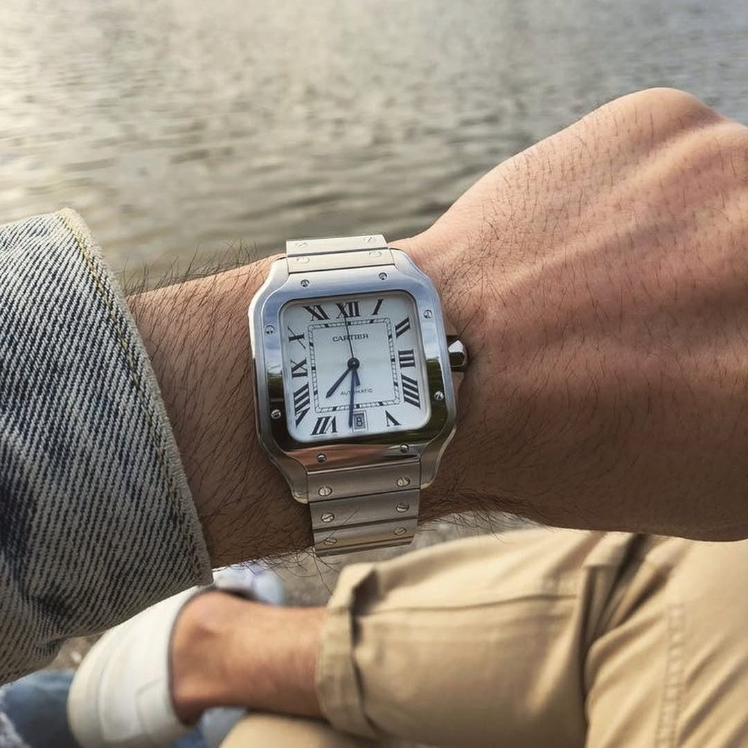 CARTIER SANTOS WHITE