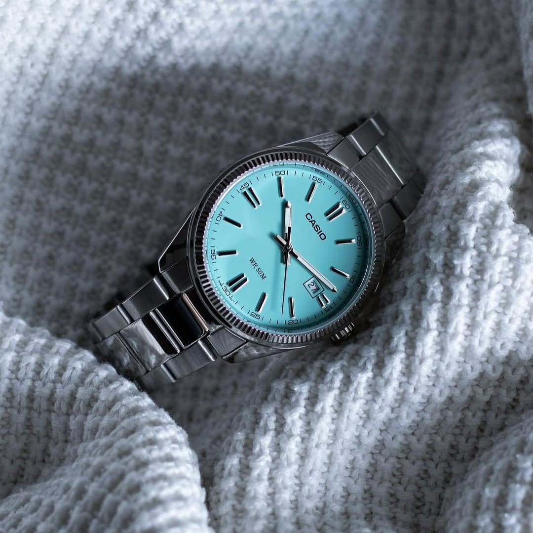 CASIO MTP TURQUOISE